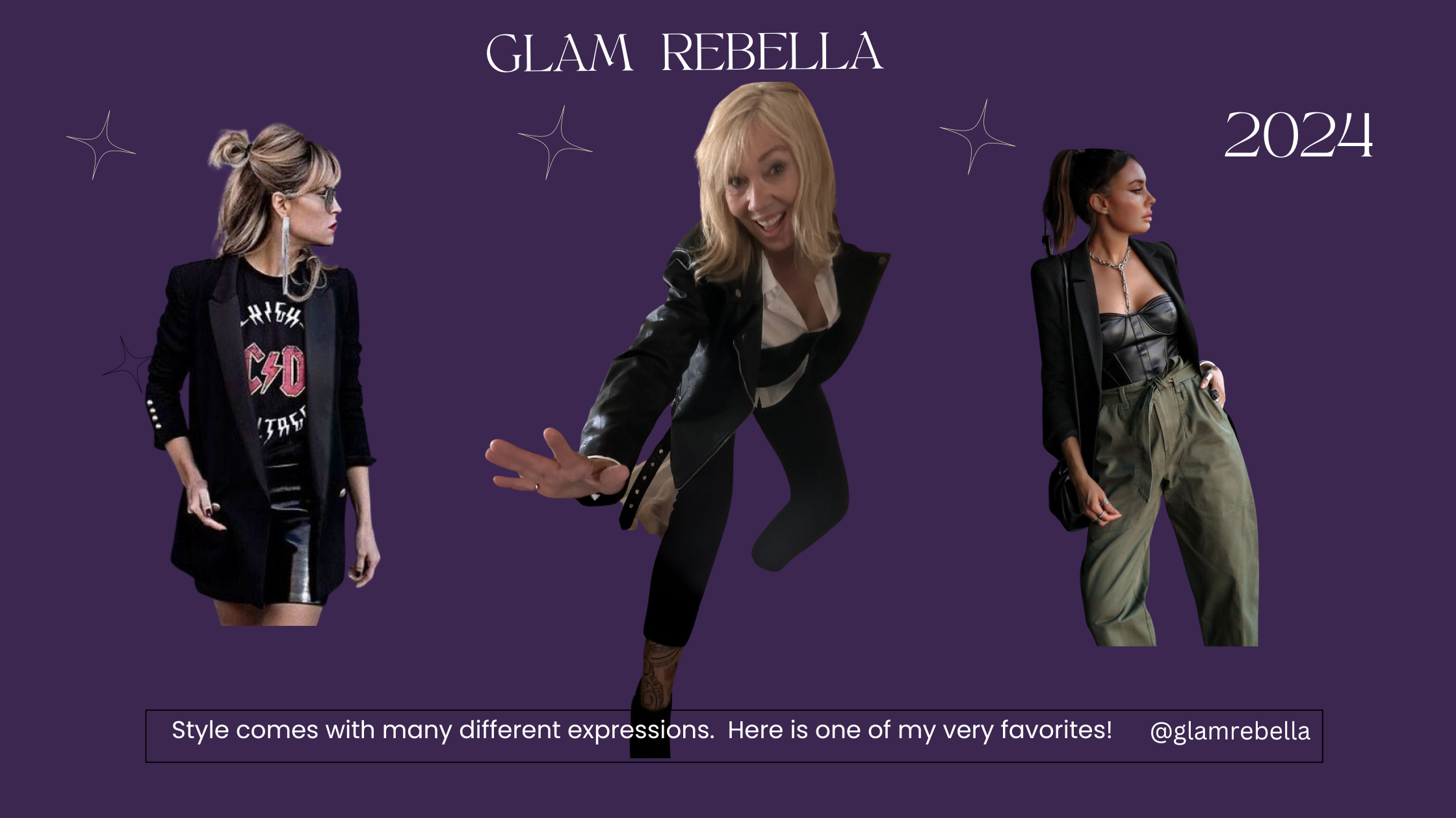 Glam Rebellious wardrobe